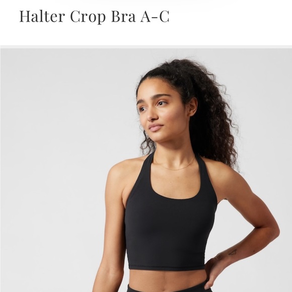 2 Athleta Halter Crop Bra - Picture 6 of 7